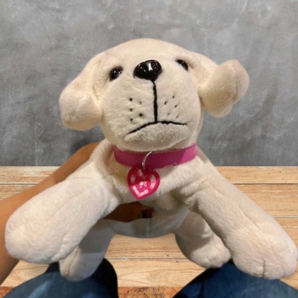 Barbie Barking Golden Retriever Lab Puppy Dog 12" Light up Nose Plush Stuffed - Picture 3 of 5